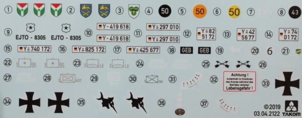 Збірна модель 1/35 БРЕМ Bergepanzer 2 Takom 2122 детальное изображение Бронетехника 1/35 Бронетехника