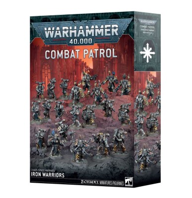 Игровой набор Warhammer 40000 - COMBAT PATROL CHAOS SPACE MARINES - IRON WARRIORS детальное изображение Космический Десант Хаоса Армии Хаоса