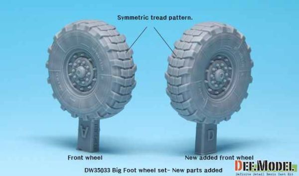 M923A1 'BIG FOOT' Truck Michelin XL Sagged Wheel set  детальное изображение Смоляные колёса Афтермаркет