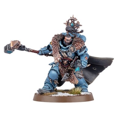 Игровой набор Warhammer 40000 - SPACE WOLVES - WOLF GUARD BATTLE LEADER детальное изображение Космические Волки Космические Десантники