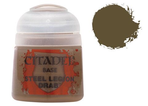 Citadel Base: Steel Legion Drab детальное изображение Акриловые краски Краски