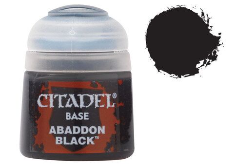 Citadel Base: Abaddon Black детальное изображение Акриловые краски Краски