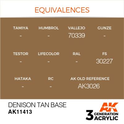 Acrylic paint DENISON TAN BASE FIGURES AK-interactive AK11413 детальное изображение Figure Series AK 3rd Generation