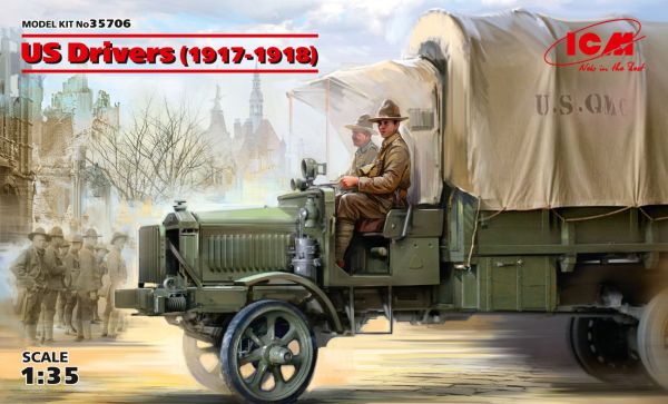 Американские водители 1917-1918 годов, 2 фигуры детальное изображение Фигуры 1/35 Фигуры