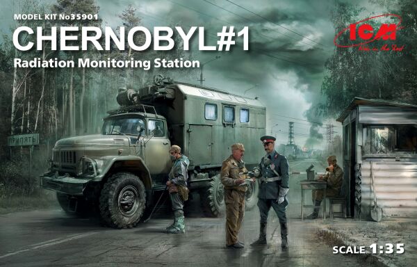 Chernobyl#1. Radiation Monitoring Station детальное изображение Автомобили 1/35 Автомобили