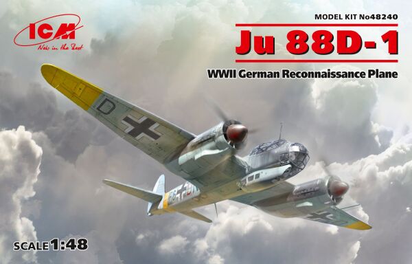 Збірна модель Ju 88D-1 детальное изображение Самолеты 1/48 Самолеты