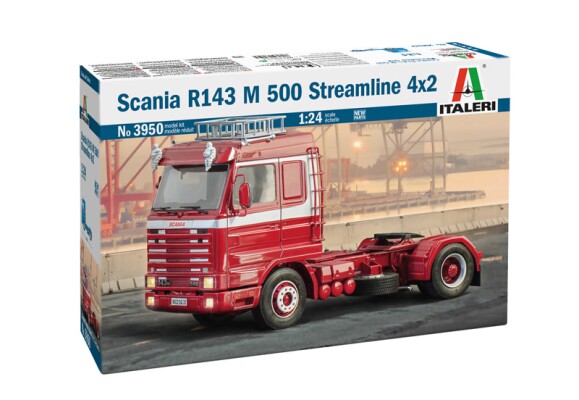 Збірна модель 1/24 Вантажний автомобіль / тягач Scania R143 M 500 Streamline 4x2 Italeri 3950 детальное изображение Автомобили 1/24 Автомобили