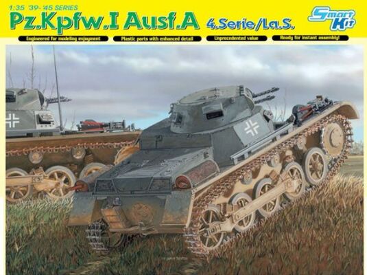 Pz.Kpfw.I Ausf.A 4.Serie/La.S. детальное изображение Бронетехника 1/35 Бронетехника