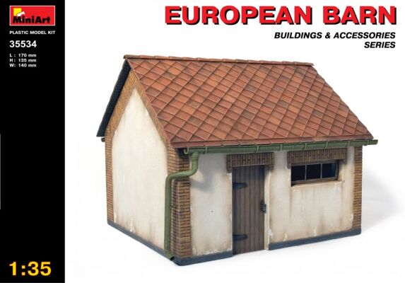 European barn детальное изображение Строения 1/35 Диорамы