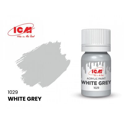 White Grey / Біло-сірий детальное изображение Акриловые краски Краски