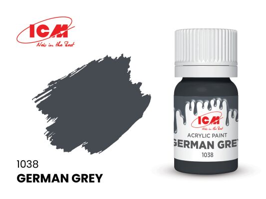 German Grey / Немецкий серый детальное изображение Акриловые краски Краски