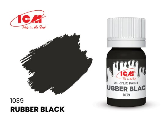 Rubber Black / Чёрная резина детальное изображение Акриловые краски Краски