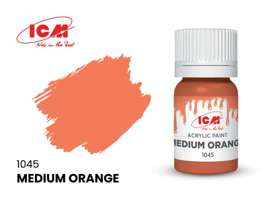 Medium Orange / Середній помаранчевий детальное изображение Акриловые краски Краски
