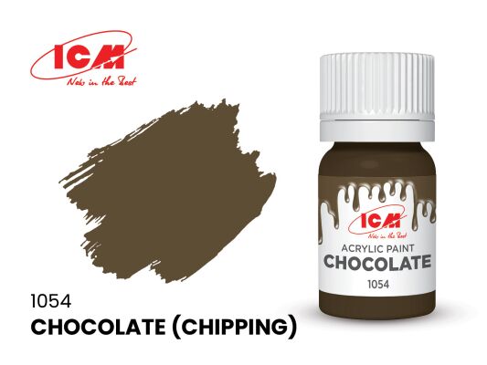 Chocolate (Chipping) / Шоколадный детальное изображение Акриловые краски Краски