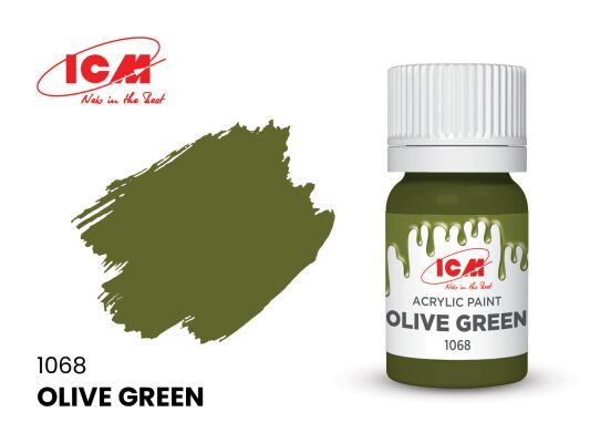 Olive Green / Оливково-зелений детальное изображение Акриловые краски Краски