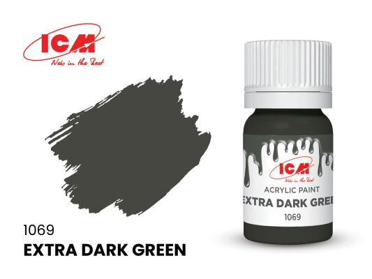 Extra Dark Green детальное изображение Акриловые краски Краски