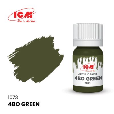 4BO Green / Зелёный 4БО детальное изображение Акриловые краски Краски