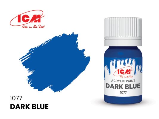 Dark blue / Тёмно-синий детальное изображение Акриловые краски Краски