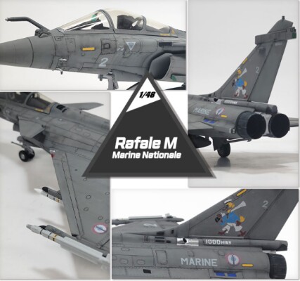 Scale model 1/48 Dassault Rafale M (French Navy) Academy 12368 детальное изображение Самолеты 1/48 Самолеты