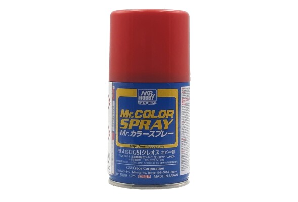 Аэрозольная краска Red / Красный Mr.Color Spray (100 ml) S3 детальное изображение Краска / грунт в аэрозоле Краски