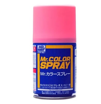 Аерозольна фарба Pink / Рожевий Mr.Color Spray (100 ml) S63 детальное изображение Краска / грунт в аэрозоле Краски