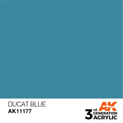 Акриловая краска DUCAT BLUE – STANDARD / СИНИЙ ДУКАТ АК-интерактив AK11177 детальное изображение General Color AK 3rd Generation