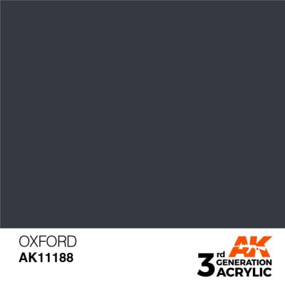 Acrylic paint OXFORD STANDARD (BLUE) / INK АК-Interactive AK11188 детальное изображение General Color AK 3rd Generation