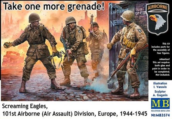 &gt;
  “Take one more grenade! Screaming
  Eagles, 101st Airborne (Air Assault)
  Division, Europe, 1944-1945” детальное изображение Фигуры 1/35 Фигуры