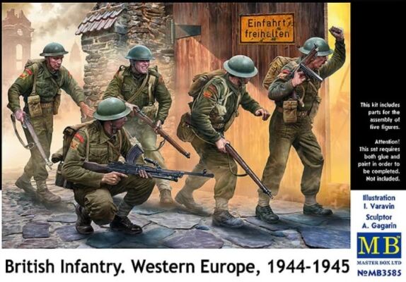 Британская пехота. Западная Европа. 1944-1945 гг. детальное изображение Фигуры 1/35 Фигуры