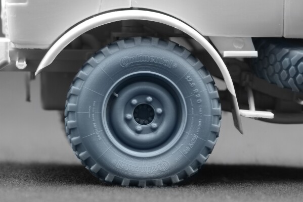 Набір коліс (з деформацією) для Unimog U1300L MPT 80 від Revell ScaleX WM-35046W детальное изображение Колёса Афтермаркет