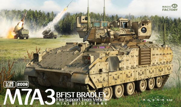 Збірна модель 1/35 Машина вогневої підтримки M7A3 Бредлі BFIST Magic Factory 2006 детальное изображение Бронетехника 1/35 Бронетехника