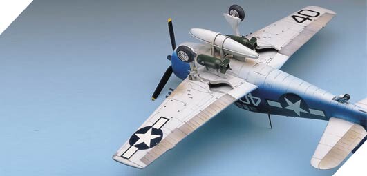Збірна модель 1/72 Літак F6F-3/5 Hellcat Academy 12481 детальное изображение Самолеты 1/72 Самолеты