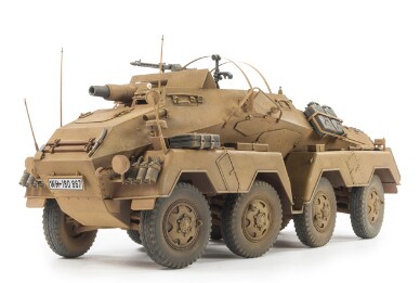 Збірна модель 1/35 Бронеавтомобіль Sd.Kfz.233 (8-колісний) з 75-мм знаряддям AFV Club 35233 детальное изображение Бронетехника 1/35 Бронетехника