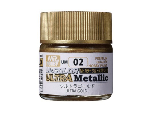 Mr.Color Ультра металлик золото / Mr.Color Ultra Metallic Gold Mr. Hobby UM-02 детальное изображение Нитрокраски Краски