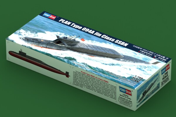 Збірна модель 1/700 Підводний човен PLAN Type 094A Jin Class SSBN HobbyBoss 87025 детальное изображение Флот 1/700 Флот