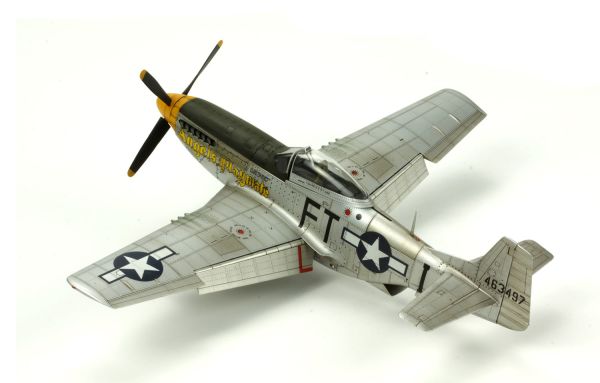 Збірна модель 1/48 Північноамериканський P-51D Mustang `Жовтий ніс` Meng LS-009 детальное изображение Самолеты 1/48 Самолеты