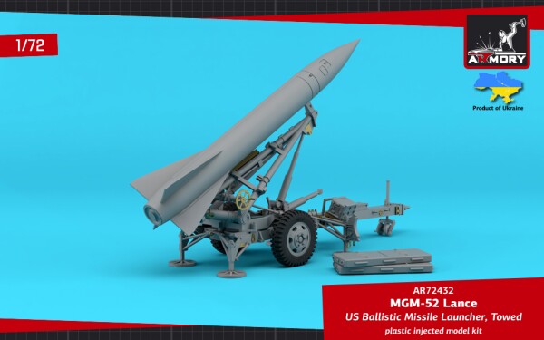 Сборная модель 1/72 Американская тактическая баллистическая ракета класса «земля-земля» MGM-52 детальное изображение Зенитно ракетный комплекс Военная техника