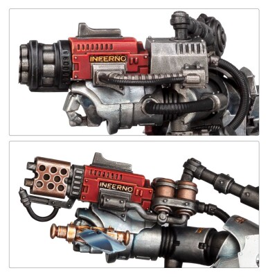 Игровой набор Warhammer 40000 - GREY KNIGHTS - GRAND MASTER IN NEMESIS DREADKNIGHT детальное изображение Серые Рыцари Космические Десантники