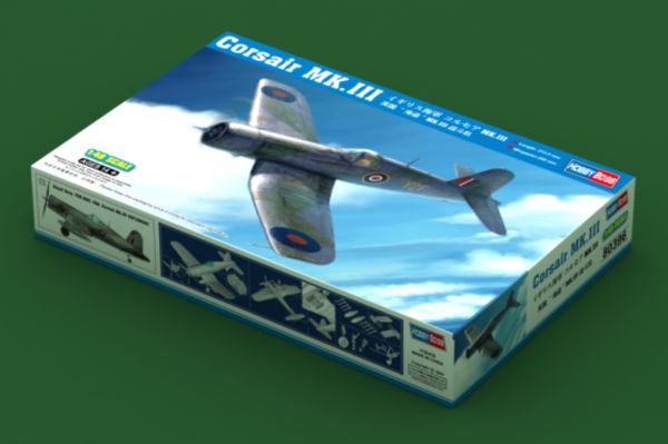 Збірна модель винищувача Corsair MK. детальное изображение Самолеты 1/48 Самолеты