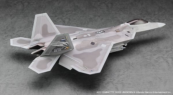 Збірна модель винищувач Ace Combat 7 Skies Unknown F-22 Raptor 'Strider 1' детальное изображение Самолеты 1/48 Самолеты