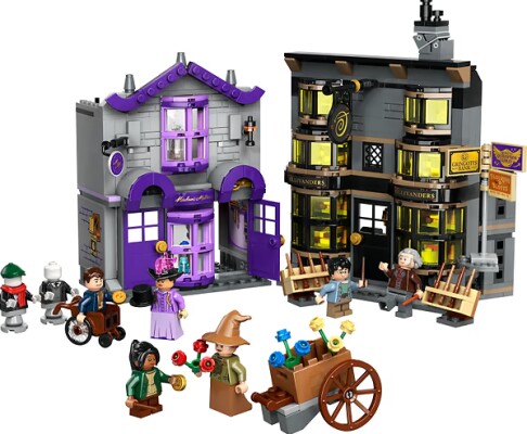 LEGO Harry Potter Ollivander and robes stores from Madame Malkin 76439 детальное изображение Harry Potter Lego