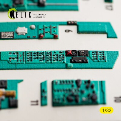 MiG-23 MF 3D декаль інтер'єр для комплекту Trumpeter 1/32 KELIK K32070 детальное изображение 3D Декали Афтермаркет