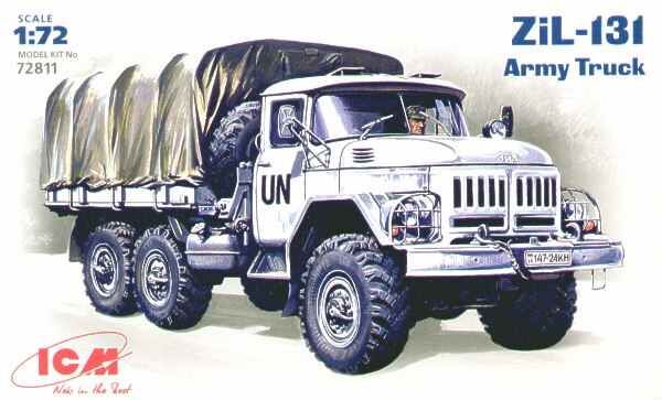 ЗиЛ-131, армейский грузовой автомобиль детальное изображение Автомобили 1/72 Автомобили