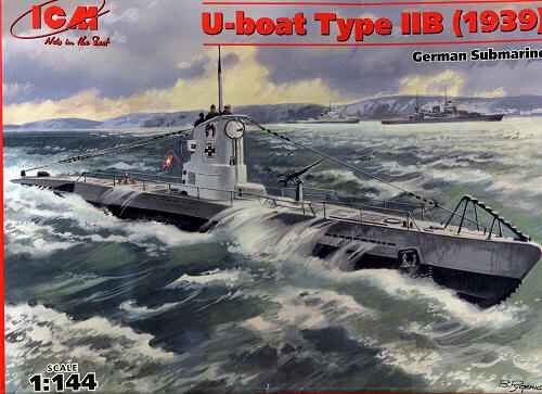 Німецький підводний човен U-Boat тип IIB (1939) детальное изображение Подводный флот Флот