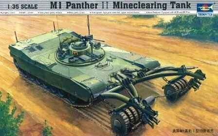 Збірна модель 1/35 Американський протимінний танк M1 Panther II Trumpeter 00346 детальное изображение Бронетехника 1/35 Бронетехника