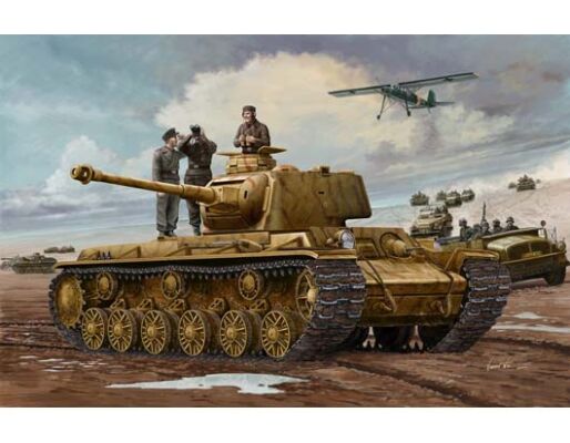 Рrefabricated model 1/35 German tank of the Pz.Kpfm KV-1 756(r) Trumpeter 00366 детальное изображение Бронетехника 1/35 Бронетехника