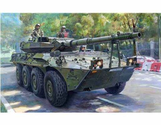 Сборная модель 1/35  Боевая машина VRC-105 Centauro RCV на вооружении Испании Трумпетер 00388 детальное изображение Бронетехника 1/35 Бронетехника