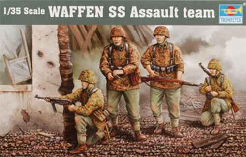 Штурмова група WAFFEN SS детальное изображение Фигуры 1/35 Фигуры