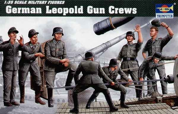 280mm K5 (E) &quot;Leopold&quot; German Railroad Gun Crew детальное изображение Фигуры 1/35 Фигуры