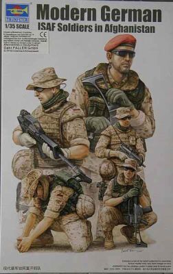 Сборная модель современных немецких солдат ИСАФ в Афганистане детальное изображение Фигуры 1/35 Фигуры
